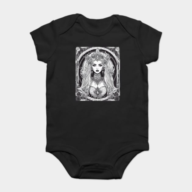 Judgement Tarot Baby Bodysuit by animegirlnft